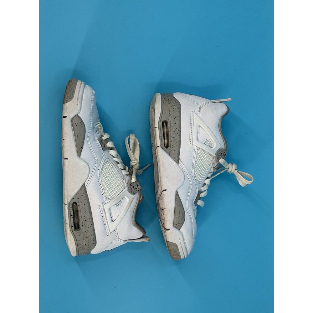 2021 Air Jordan 4 Retro White Oreo Size 6.5Y (womens 8) DJ4699 100 Clean